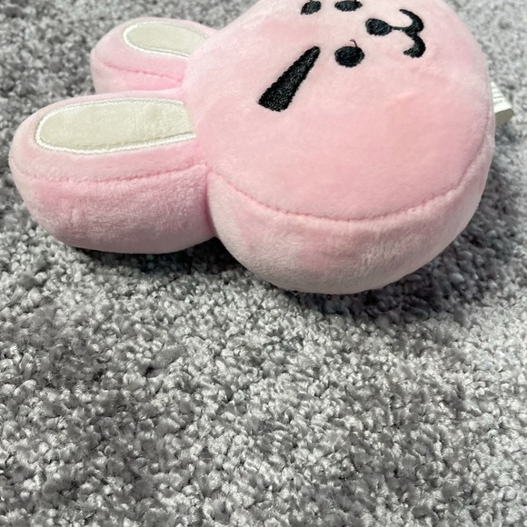 Official BT21 BTS Line Friends Plush Key Chain Ring Jungkook Cooky 4.5" x 4" - Picture 6 of 8